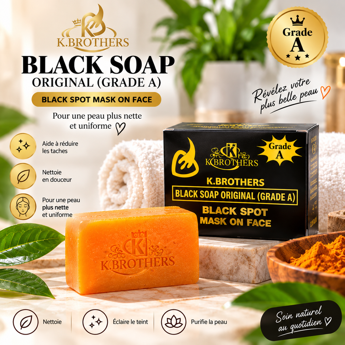 Black Soap Original K.Brothers