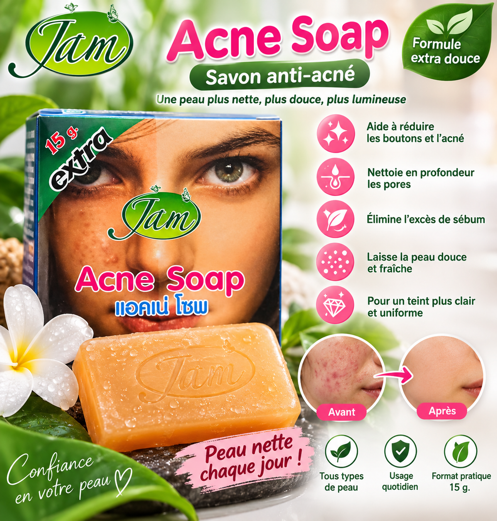 Savon Jam Anti-Acné